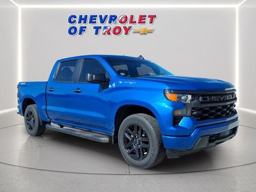 Glacier Blue Metallic 2024 Chevrolet Silverado 1500 Custom