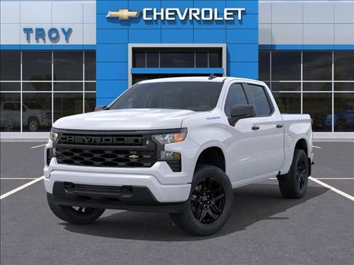 Summit White 2026 Chevrolet Silverado 1500 Custom