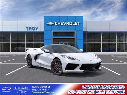 Arctic White 2026 Chevrolet Corvette Stingray w/1LT