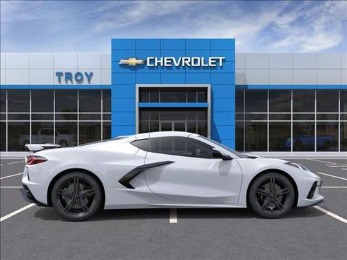 Arctic White 2026 Chevrolet Corvette Stingray w/2LT