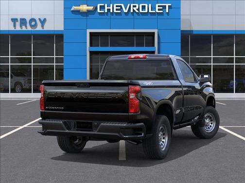 Black 2026 Chevrolet Silverado 1500 Base