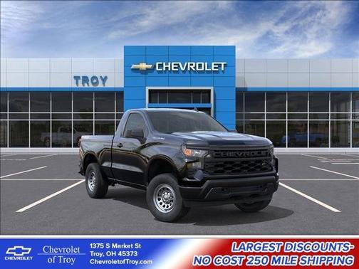 Black 2026 Chevrolet Silverado 1500 Base