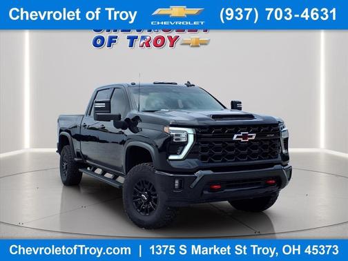 Black 2025 Chevrolet Silverado 2500 4WD Crew Cab Standard Bed ZR2