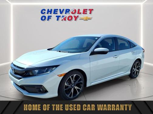 Platinum White Pearl 2021 Honda Civic Sport