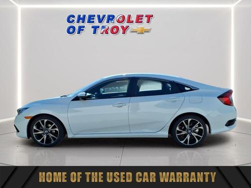 Platinum White Pearl 2021 Honda Civic Sport