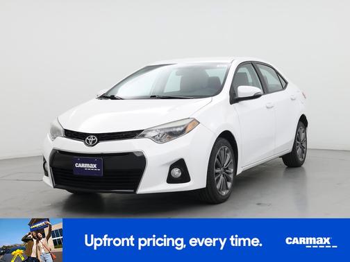 White 2015 Toyota Corolla S Plus