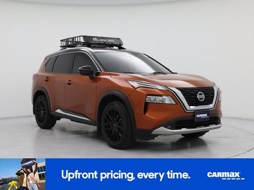 Orange 2021 Nissan Rogue Platinum