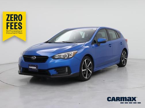 Blue 2020 Subaru Impreza Sport