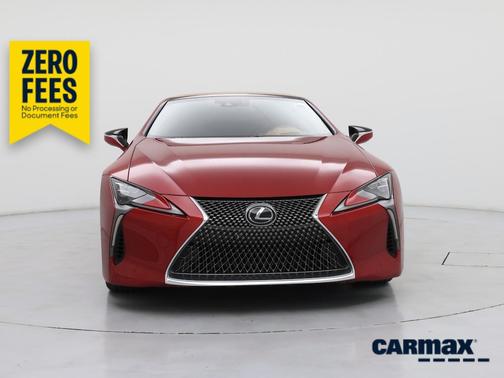Red 2021 Lexus LC 500