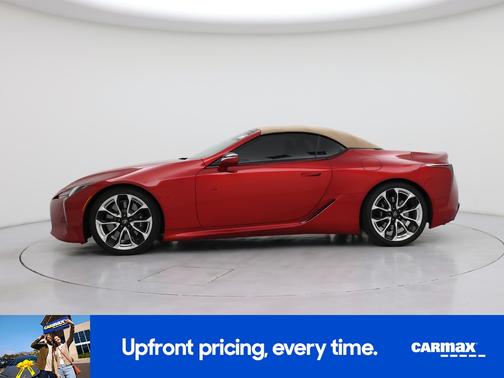 Red 2021 Lexus LC 500