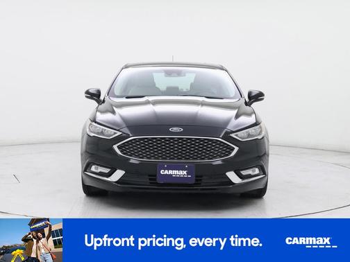 Black 2017 Ford Fusion Energi Platinum