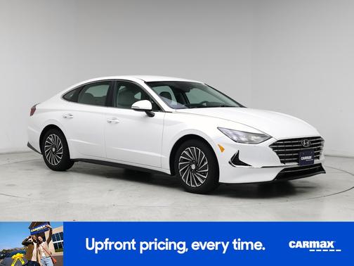 White 2022 Hyundai SONATA Hybrid SEL