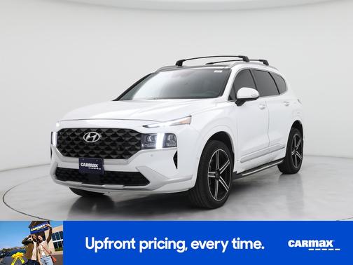 White 2021 Hyundai SANTA FE Calligraphy
