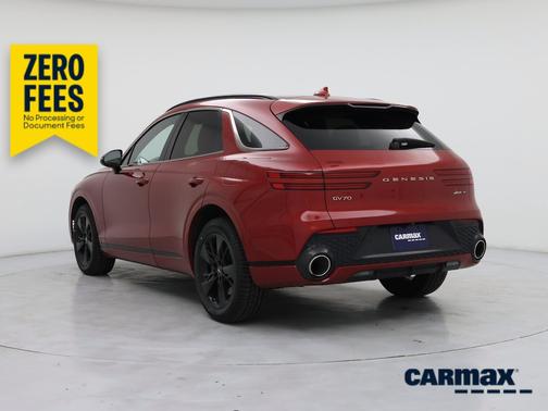 Red 2022 Genesis GV70 Sport
