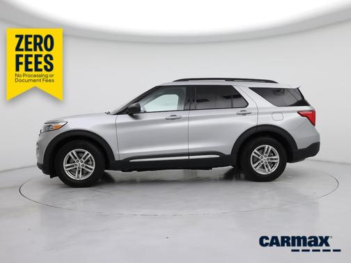 Silver 2023 Ford Explorer XLT