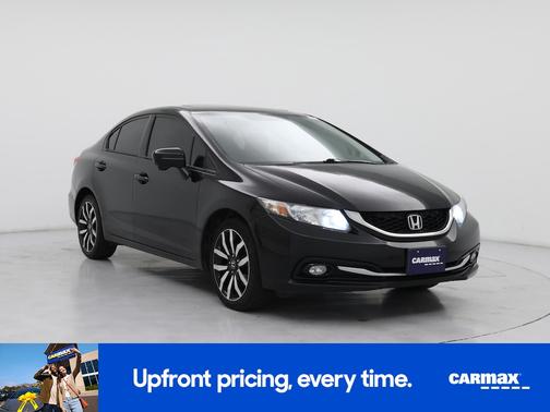 Black 2015 Honda Civic EX-L