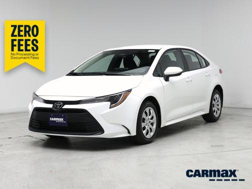 White 2025 Toyota Corolla LE