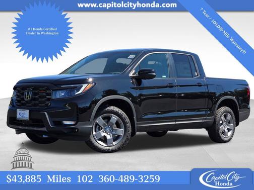 Crystal Black Pearl 2025 Honda Ridgeline