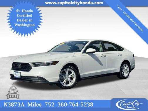 Platinum White Pearl 2025 Honda Accord