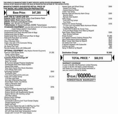 2024 RAM 1500 Classic Warlock Quad Cab 4x4 6'4' Box