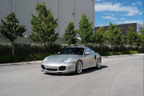 Arctic Silver Metallic 2002 Porsche 911 Carrera Turbo