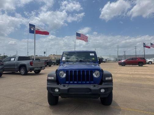 Ocean Blue Metallic Clearcoat 2020 Jeep Wrangler Sport S