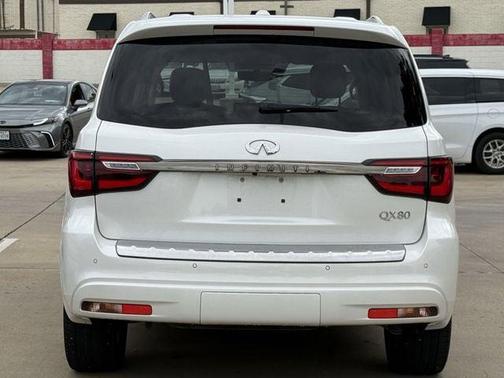 Moonstone White 2023 INFINITI QX80 PREMIUM SELECT
