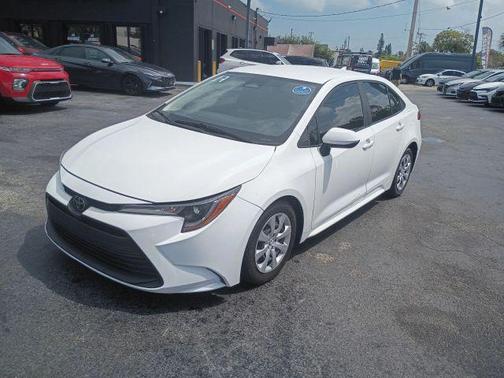 White 2024 Toyota Corolla LE