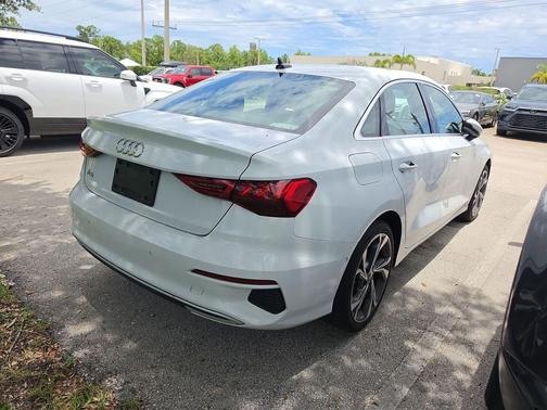 Glacier White Metallic 2022 Audi A3 Premium