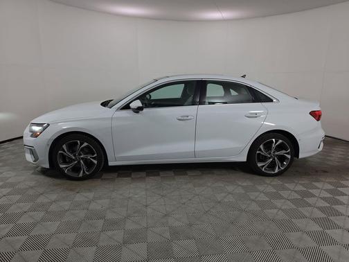Glacier White Metallic 2022 Audi A3 Premium
