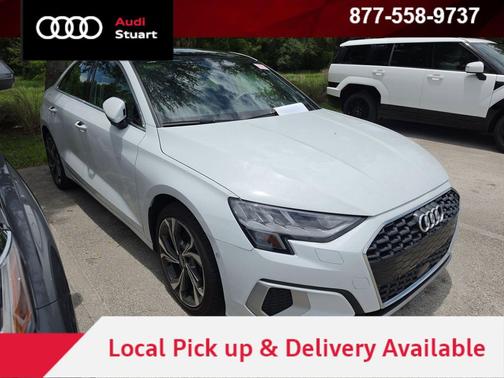 Glacier White Metallic 2022 Audi A3 Premium
