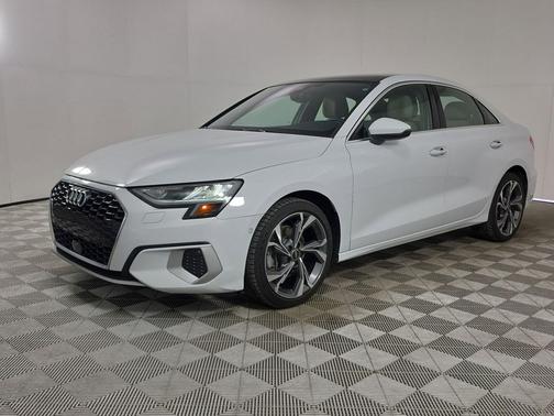 Glacier White Metallic 2022 Audi A3 Premium