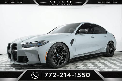 Brooklyn Grey Metallic 2024 BMW M3 Competition xDrive