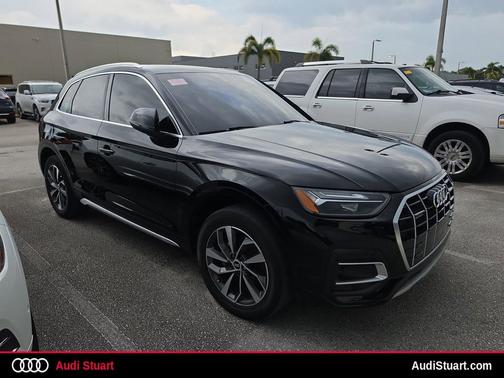 Brilliant Black 2021 Audi Q5 45 Premium