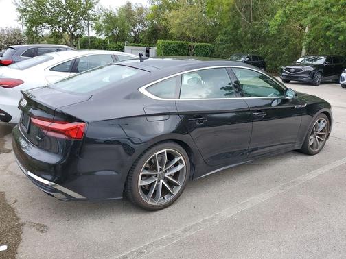 Mythos Black Metallic 2023 Audi A5 Sportback 45 S Line Premium