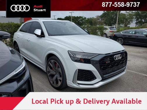 Glacier White Metallic 2024 Audi RS Q8 4.0T