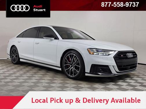 Glacier White Metallic 2020 Audi S8 4.0T