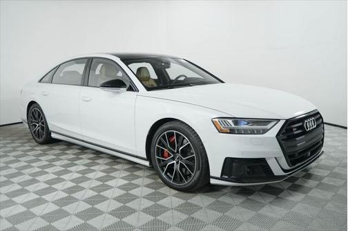 Glacier White 2020 Audi S8 4.0T