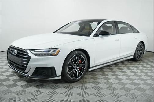 Glacier White 2020 Audi S8 4.0T