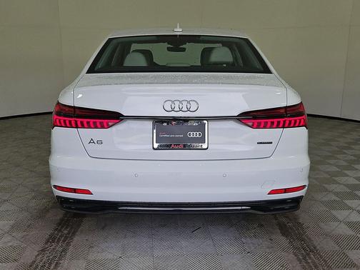 Glacier White 2025 Audi A6 45 Premium Plus