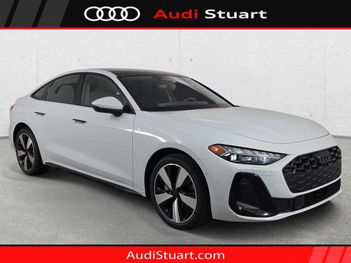 Glacier White Metallic 2026 Audi A5 Premium Plus TFSI quattro S tronic