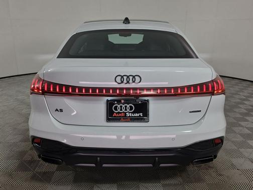 Glacier White Metallic 2026 Audi A5 Premium Plus TFSI quattro S tronic