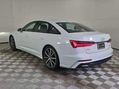 Glacier White Metallic 2025 Audi A6 55 Premium Plus