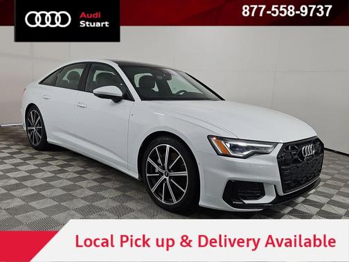 Glacier White Metallic 2025 Audi A6 55 Premium Plus