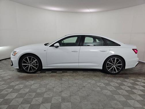 Glacier White Metallic 2025 Audi A6 55 Premium Plus