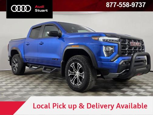 Dynamic Blue Metallic 2023 GMC Canyon AT4