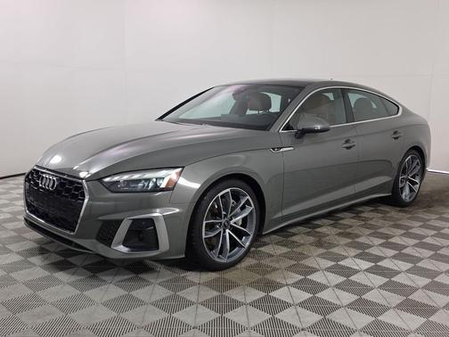 Gray Metallic 2023 Audi A5 Sportback 45 S Line Premium Plus