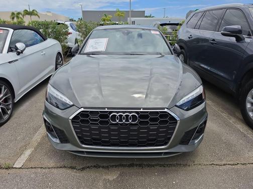 Gray Metallic 2023 Audi A5 Sportback 45 S Line Premium Plus