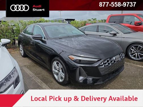 Black Metallic 2025 Audi A5 Premium Plus TFSI quattro S tronic