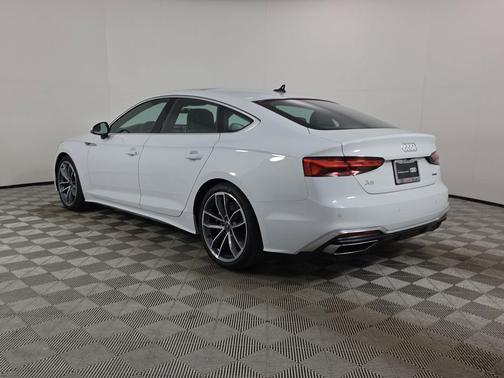 Glacier White Metallic 2023 Audi A5 Sportback 45 S Line Premium